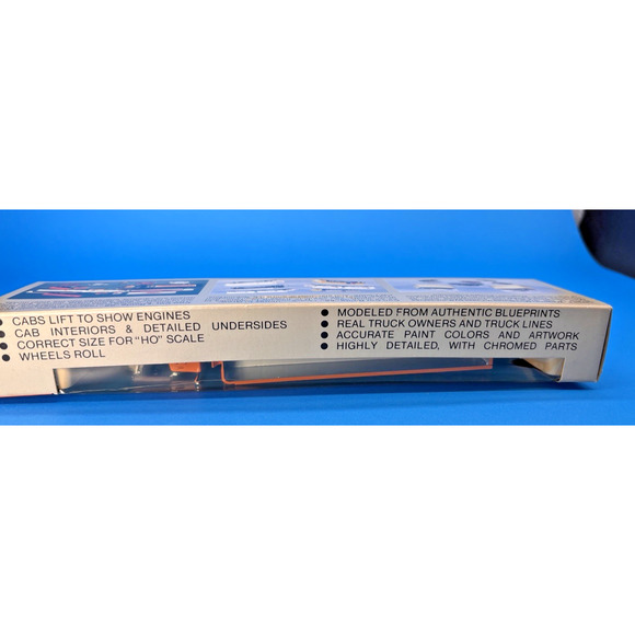 NOS w/box 1/87 HO Die cast Con-Cor PALUMBO Long Dump Tractor Trailer Semi - Picture 9 of 12
